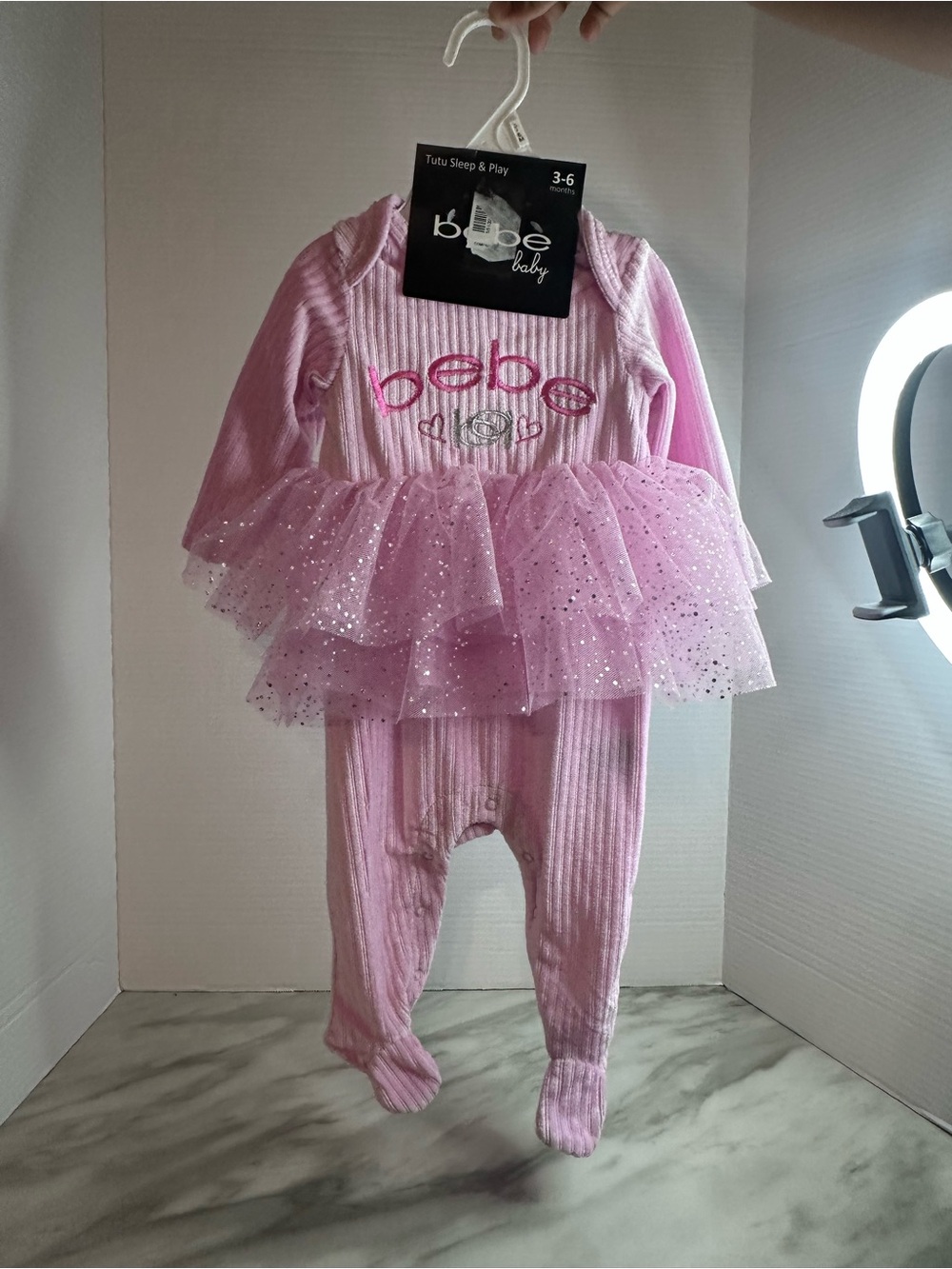 2B Bebe Pink Tutu One-Piece